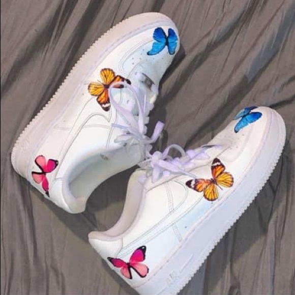 Butterfly custom Nike air forces - Picture 1 of 1